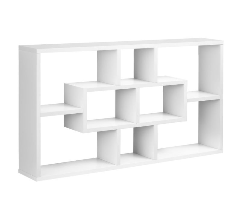 Etagère Fixe Ou Murale 8 Cubes Ilan Blanche