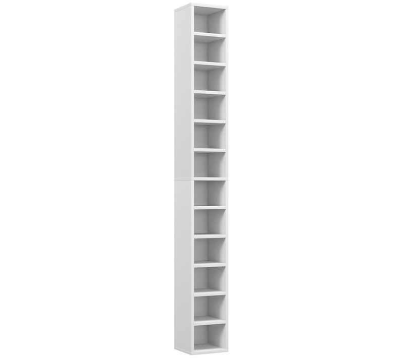 Etagère Colonne 175 Cm Buren Blanche