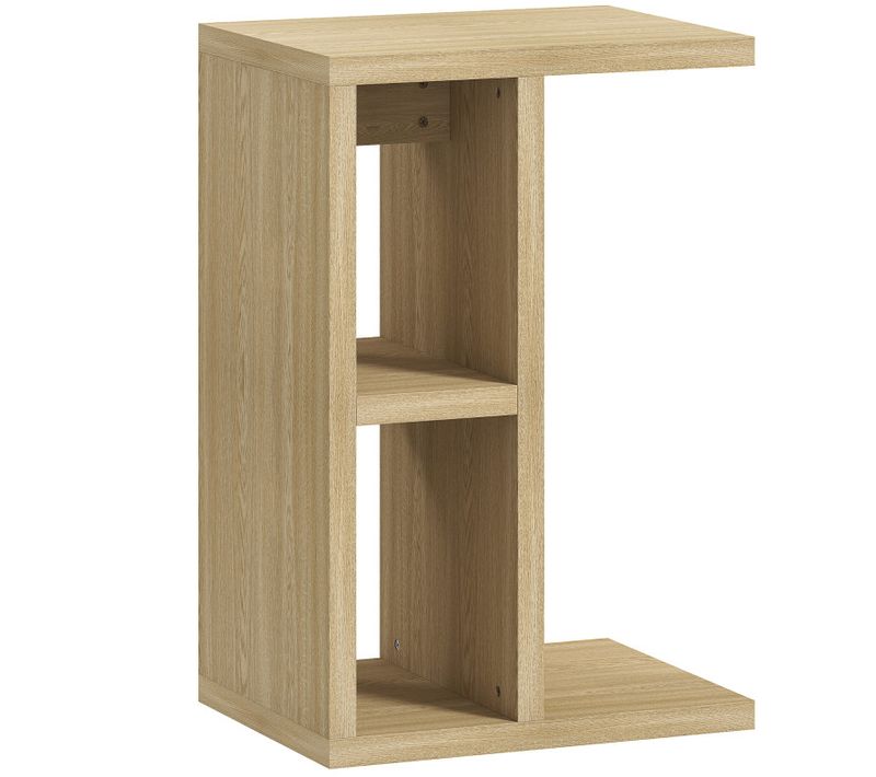 Bout De Canapé Table D’appoint Kenza Aspect Chêne Clair