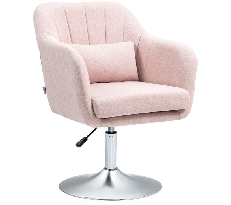 Fauteuil Lounge Design Avec Coussin Rosa Lin Rose