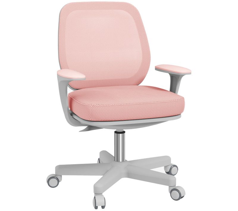 Chaise De Bureau Ergonomique Revêtement Maille Sonia Rose