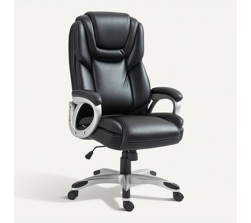 Chaise De Bureau Direction Bascule Riccardo Noire