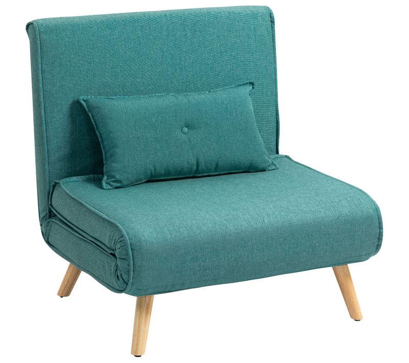 Fauteuil Convertible Nordique Attu Turquoise