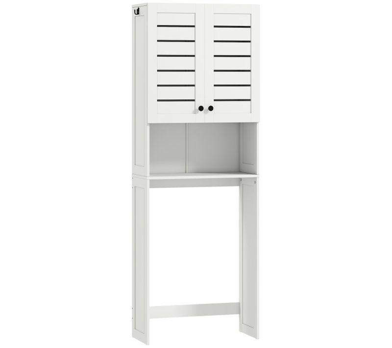 Meuble Wc Dessus Toilettes Iven Blanc