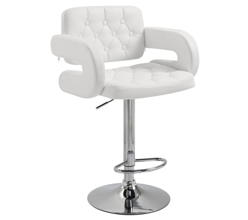 Tabouret De Bar Réglable Olivia Beige Clair