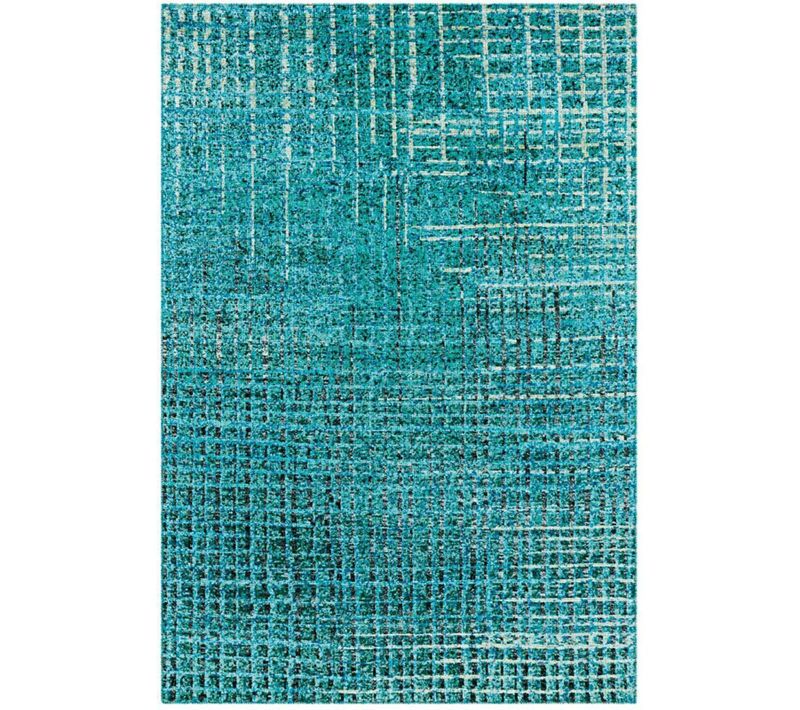 Tapis Tissé Topaz 5400 Türkis 170 X 240 Cm Bleu