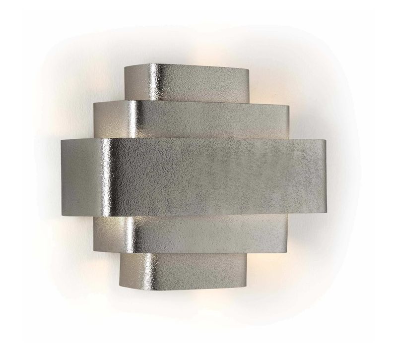 Applique Métal Argent 38x16x29cm