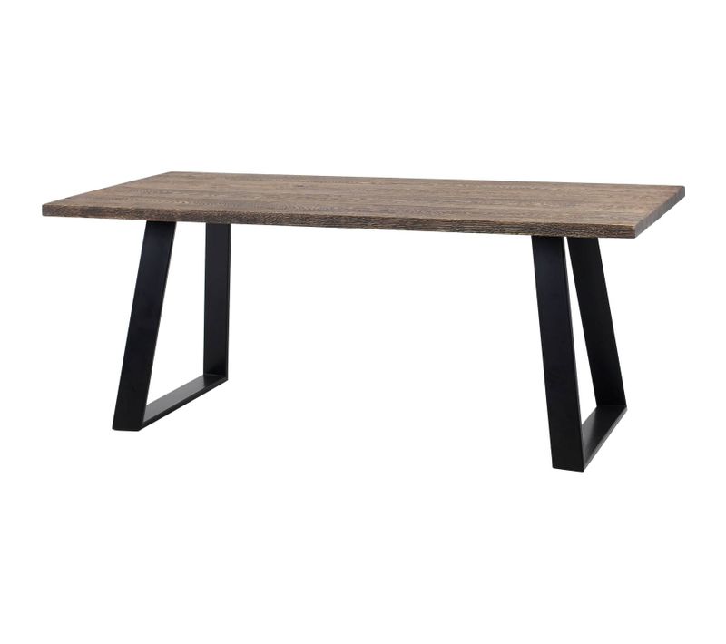 Table à Diner Bois Foncé 180x90x77cm