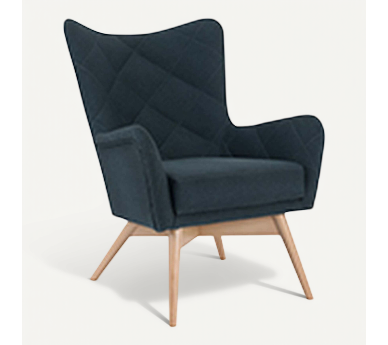 Fauteuil Polyester Mer Profonde 90x-x94cm