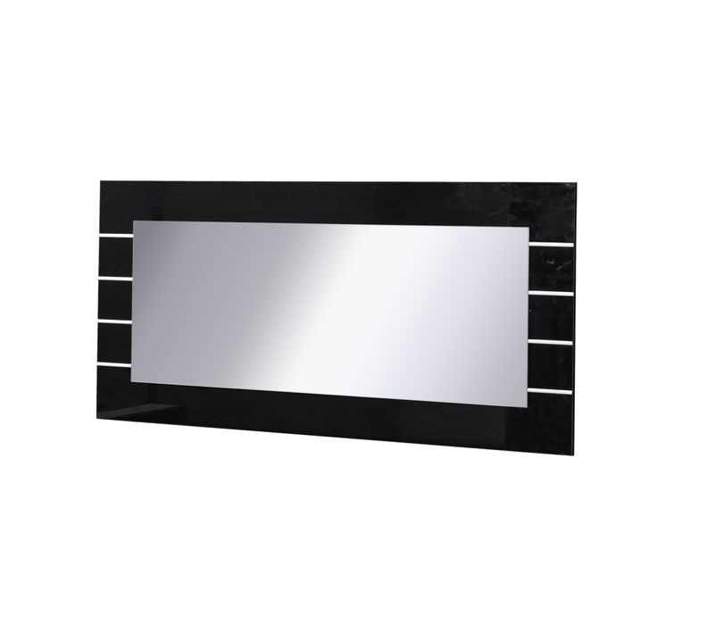 Grand Miroir Lina Noir – 120 X 60 Cm