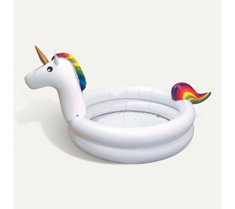 Piscine Gonflable "licorne" 192cm Blanc