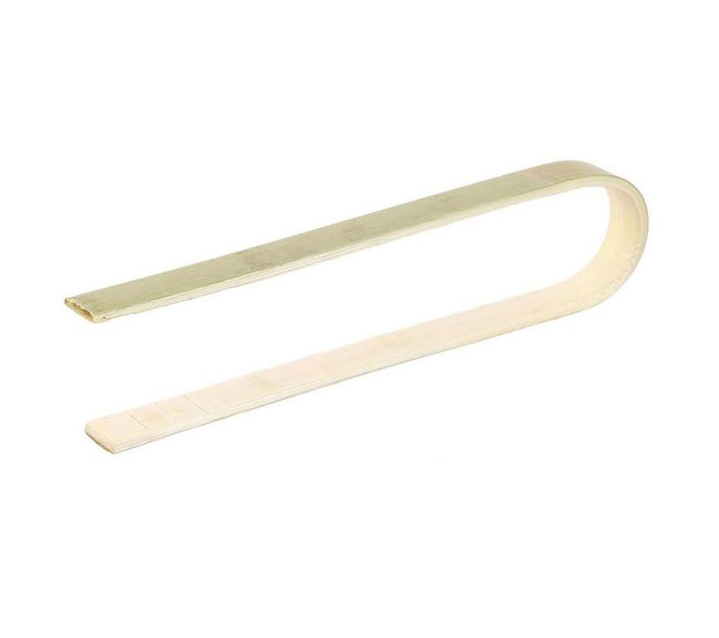 Lot De 18 Pinces De Service "ecolo" 10cm Naturel