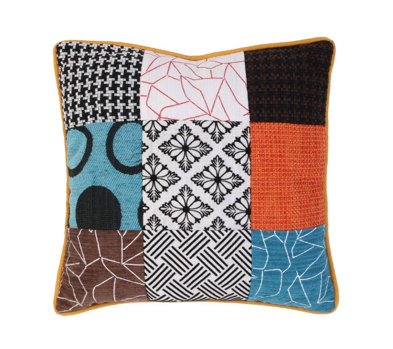 Coussin Carré Déhoussable - 40x40cm - Multicouleur