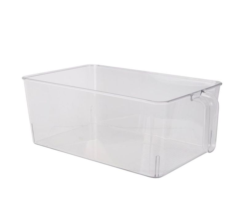 Bac De Rangement à Poignée "frigo" 18cm Transparent