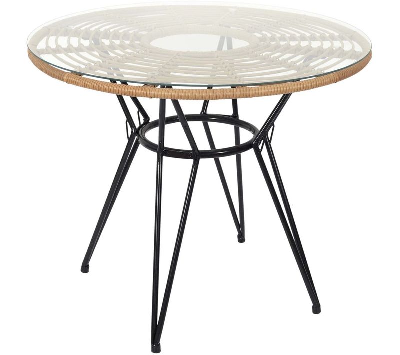 Table Repas Ronde Intérieur Extérieur Surabaya