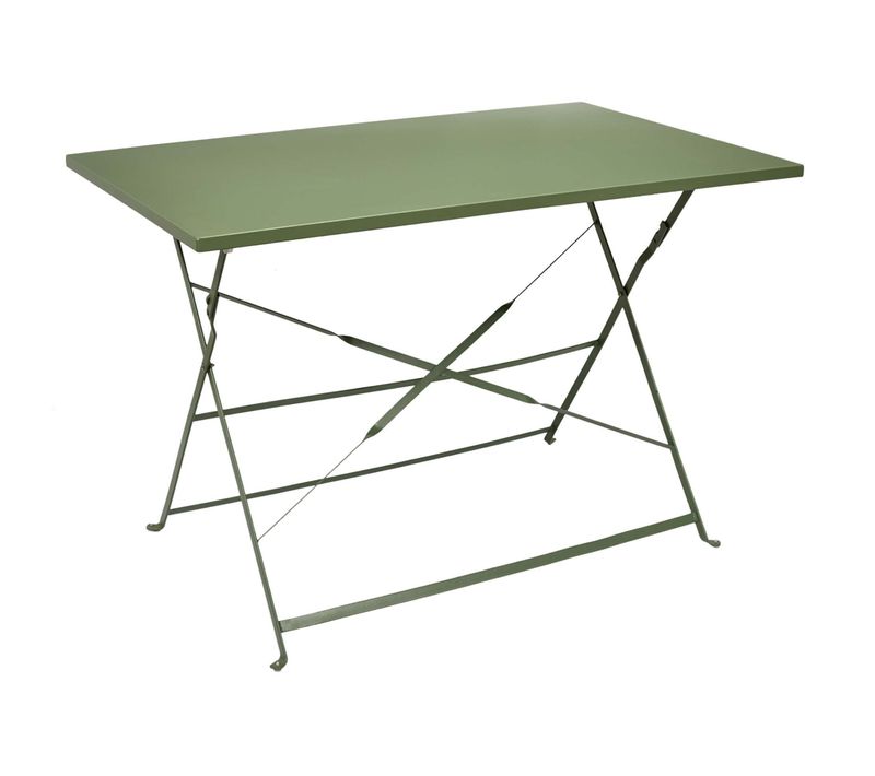 Table De Jardin Pliante Palerme  110 X 70 Cm Vert Kaki