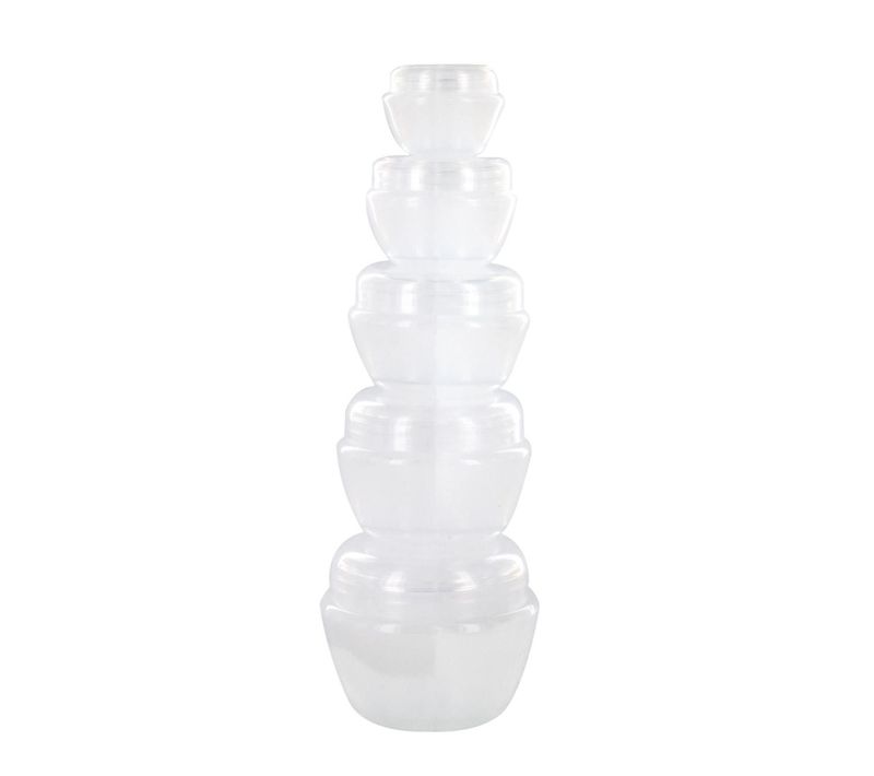 Lot De 5 Flacons à Maquillage "cosmétique" 5cm Transparent