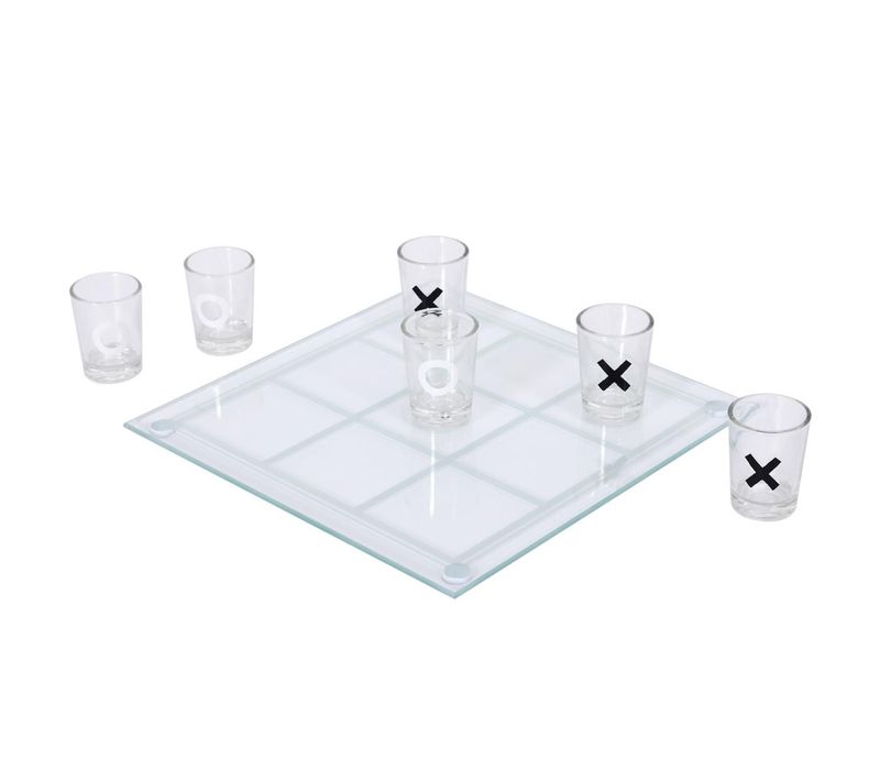 Jeu à Boire "9 Verres Shot" 22cm Transparent