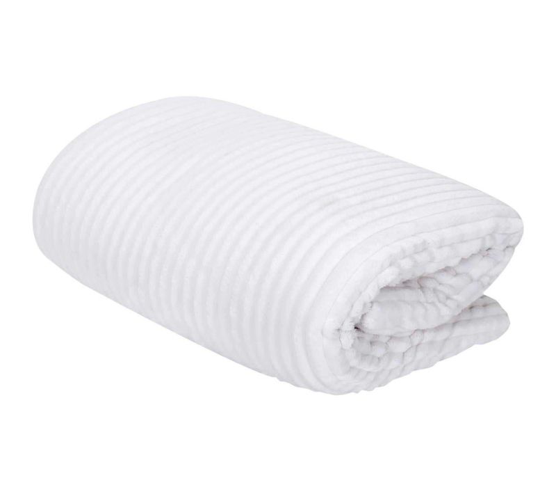 Plaid En Flanelle Doublure En Sherpa 180 X 220 Cm