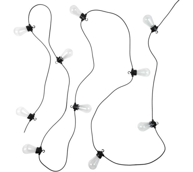 Guirlande Extérieure 10 Ampoules LED 4,50 M Couleurs Changeantes