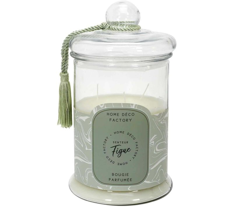 Bougie Parfumée Bonbonnière 15,8 Cm Vert - Senteur Figue