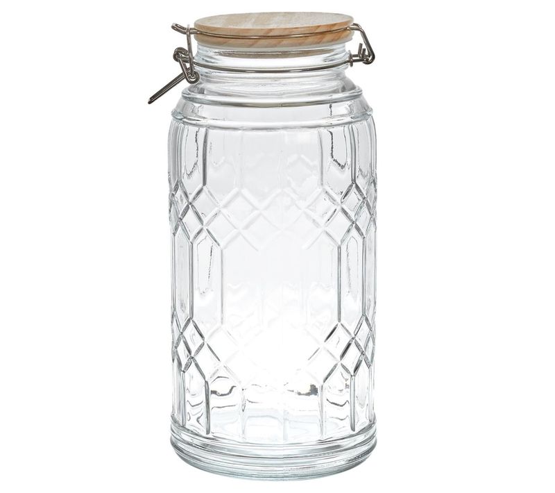 Bocal De Conservation "bambou" 2,7l Transparent