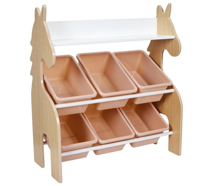 Meuble De Rangement Enfant 6 Bacs Licorne