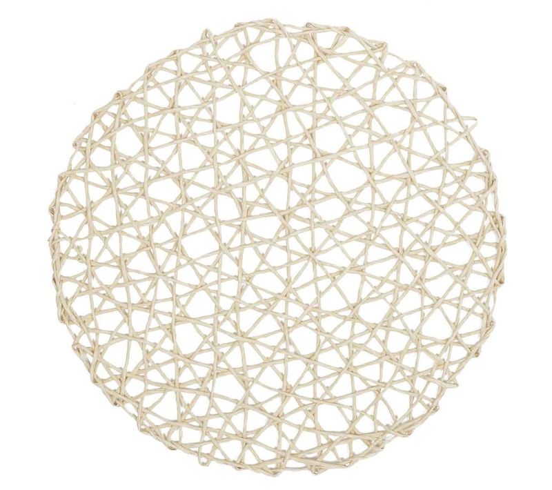 Set De Table Design "ajouré" 38cm Beige