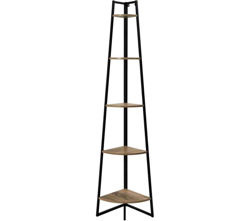 Etagère D'angle En Bois Et Métal 5 Niveaux