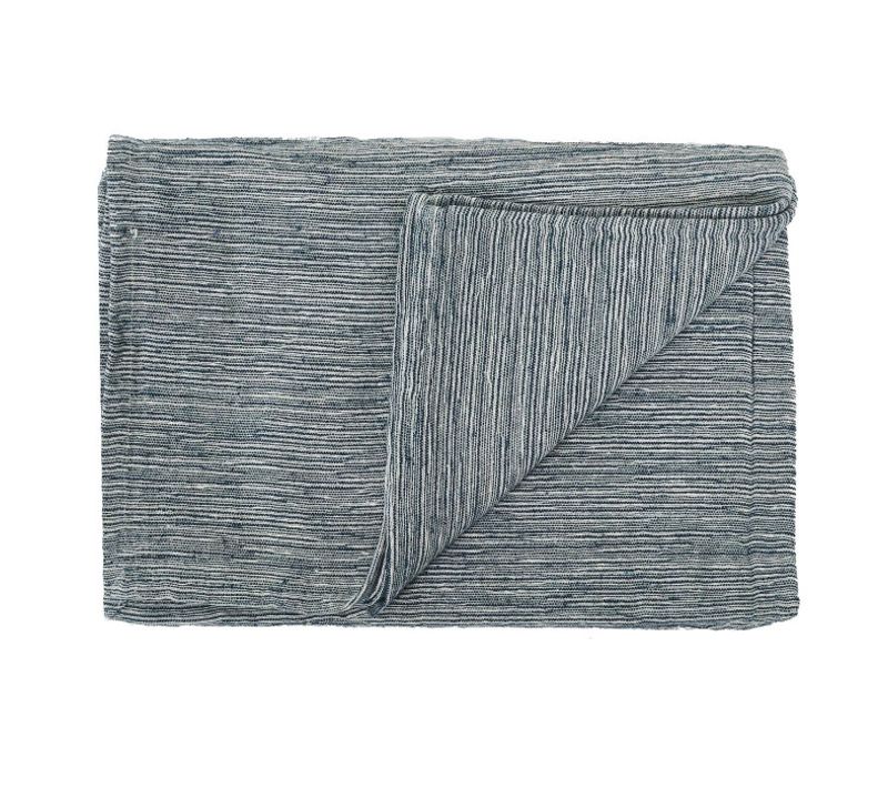 Jeté De Canapé "blen" 170x250cm Bleu Canard