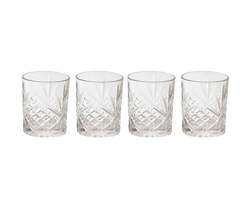 Lot De 4 Verres à Cocktail "royal" 34cl Transparent