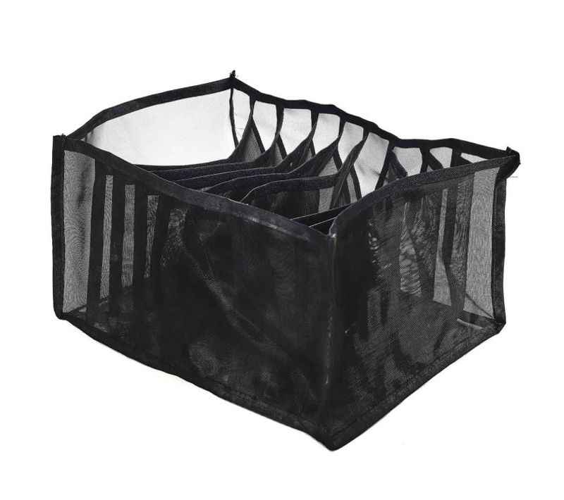 Rangement Vêtements "9 Compartiments" 32cm Noir