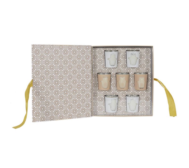 Coffret Cadeau 7 Bougies Parfumées Senteurs D'orient