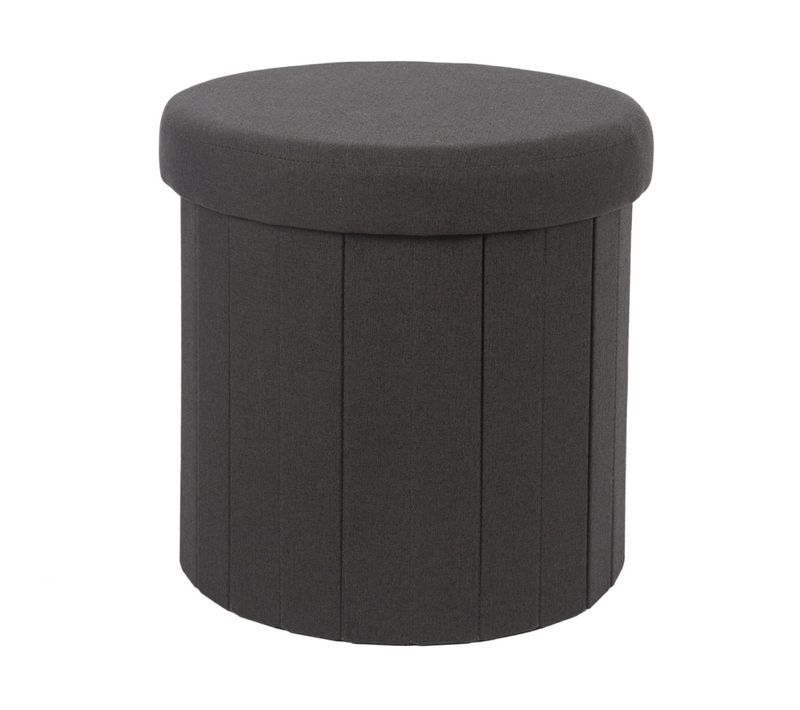 Pouf pliable PILLS Noir