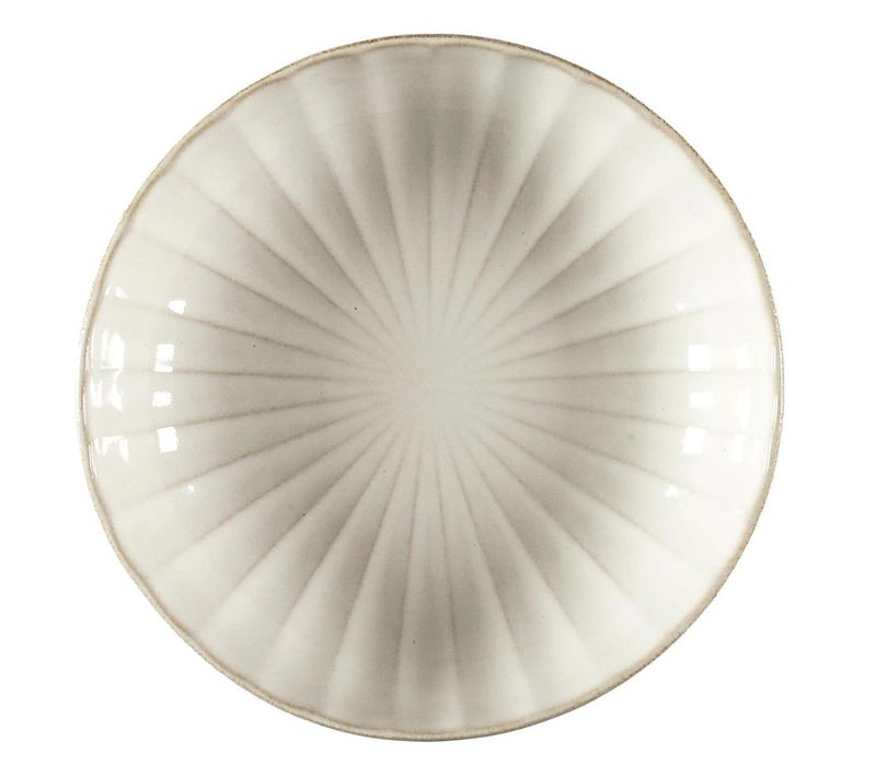 Lot De 6 Assiettes Creuses "vlora" 25cm Beige