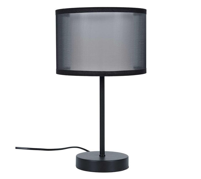 Lampe à Poser En Métal "double" 31cm Noir