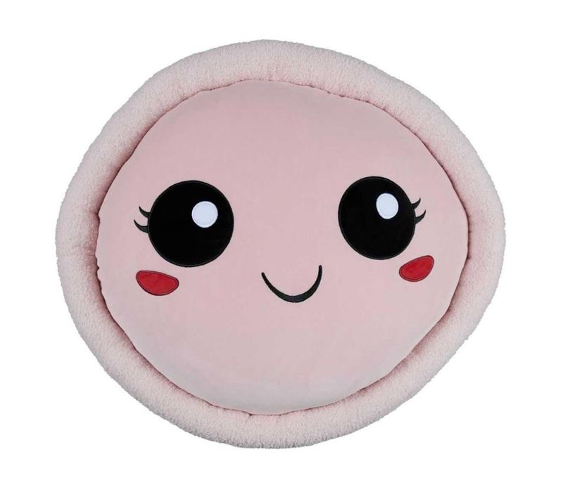 Peluche Enfant Macaron "kawaii" 70cm Rose