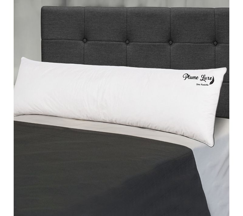 Traversin Soft Plumes 137 X 40 Cm - Plumes Et Duvet - Coutil 100 % Coton