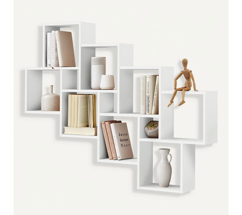 étagère Murale Design "riolo" 120cm Blanc