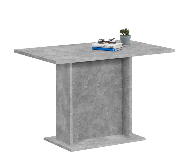 Table De Repas Design "sanary" 110 cm Gris Béton