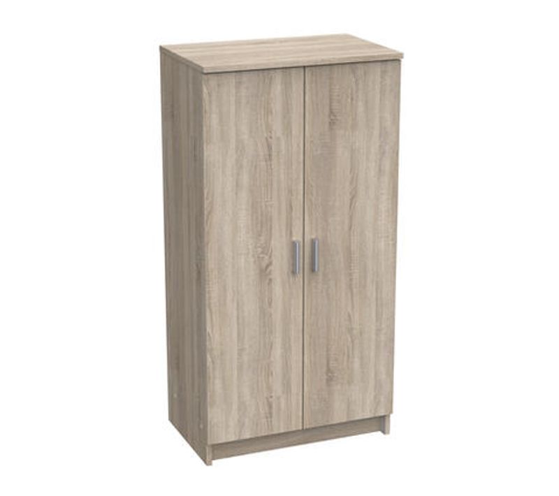 Armoire à Chaussures Meuble à chaussures, coloris Chêne Brosse - Dim : 54,6 X 108,4 X 35,3 Cm