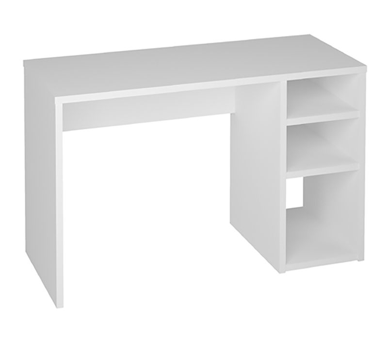 Bureau Coloris Blanc - Hauteur 75 X Longueur 120 X Profondeur 50 Cm