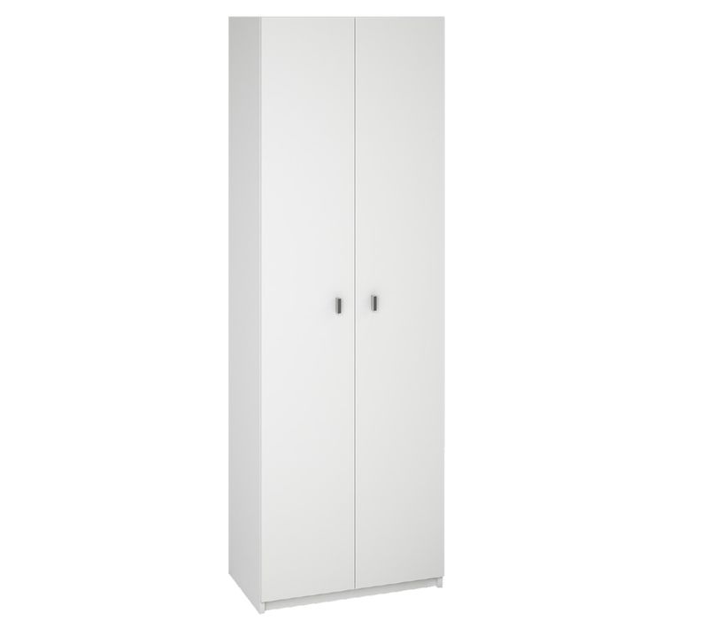 Armoire Polyvalente Coloris Blanc - Hauteur 180 X Longueur 60 X Profondeur 35.6 Cm