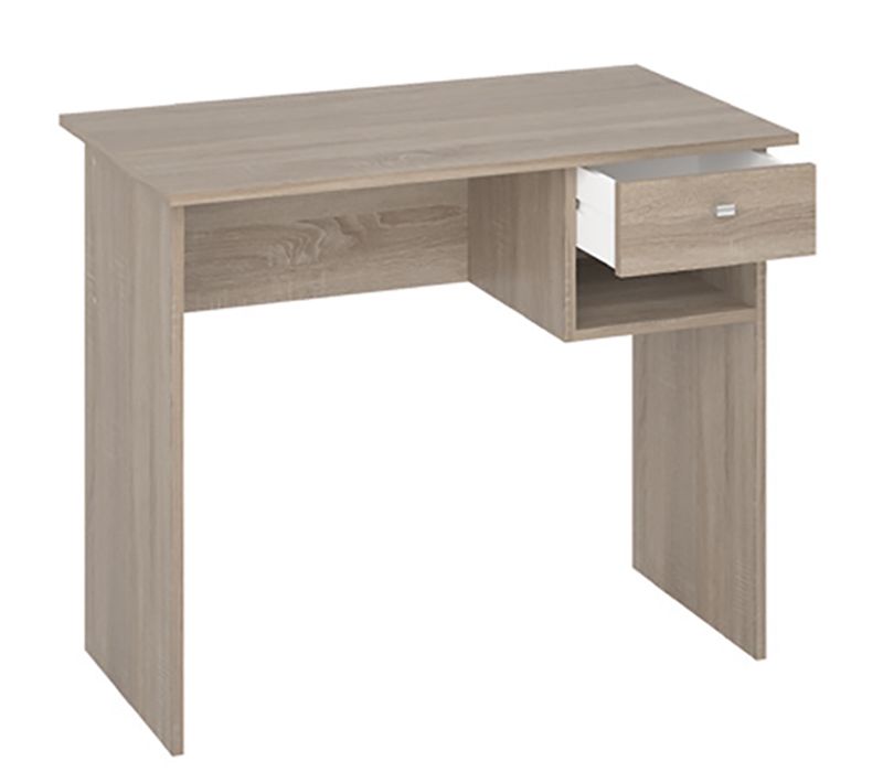 Bureau Coloris Chêne Cortez - Hauteur 74 X Longueur 90 X Profondeur 50 Cm