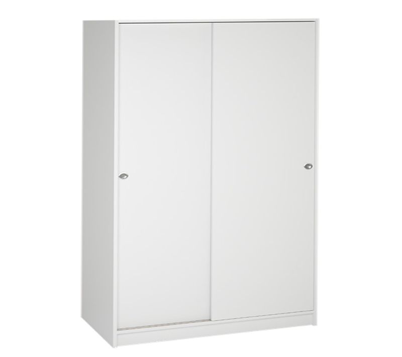 Armoire Placard / Meuble De Rangement Coloris Blanc - Hauteur 180 X Longueur 90 X Profondeur 50 Cm