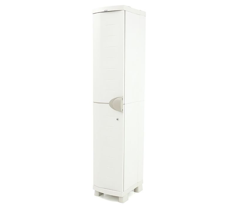 Colonne / Meuble De Rangement Intérieur/extérieur Coloris Beige - L. 35 X P. 45 X H. 184 Cm