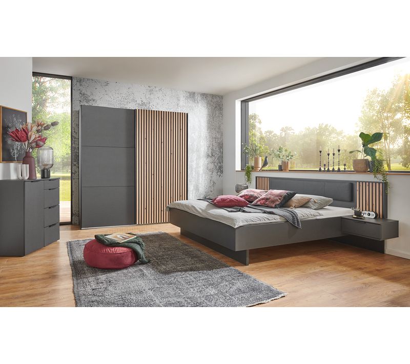 Ensemble  De Chambre à Coucher  (armoire + Commode + Lit Adulte 160 X 200 )