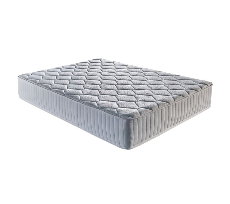 Matelas Ressorts Ensachés 140x190 + 4 Cm Mémoire De Forme 80 Kg/m3 - Hauteur 21 Cm - 7 Zones Confort