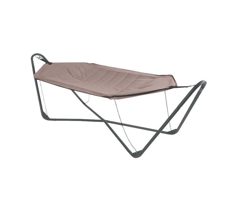 Hamac Sur Pieds Santiago - L. 320 X L. 110 Cm - Taupe