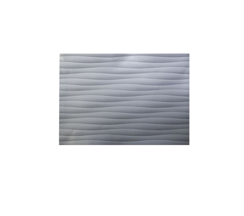 Adhésif Décoratif Pour Meuble Effet Vague - 200 X 67 Cm - Argent